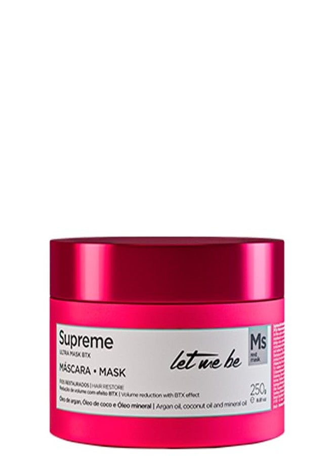 Let Me Be BTX Supreme Ultra Mask Hair Restore 250g / 8.45 fl.oz – Anti-Frizz Hydration Mask for Damaged Hair – For All Hair Types
